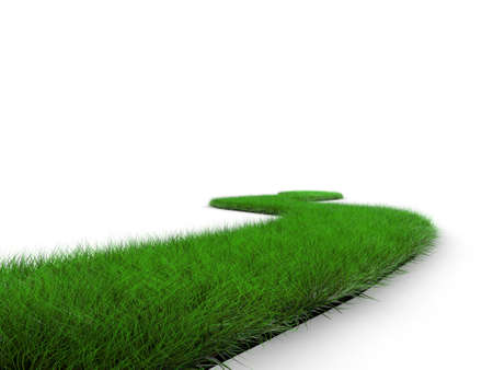 grass roadの写真素材