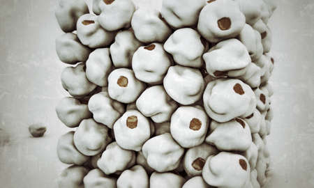 popcorn isolated on white background