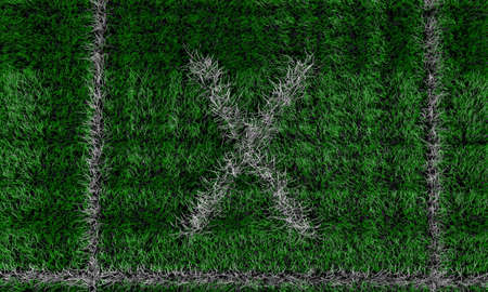 green fieldの写真素材