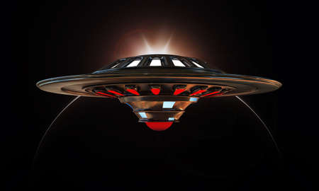 unidentified object flyingの写真素材