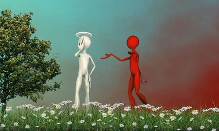 diabolical corruptionの写真素材