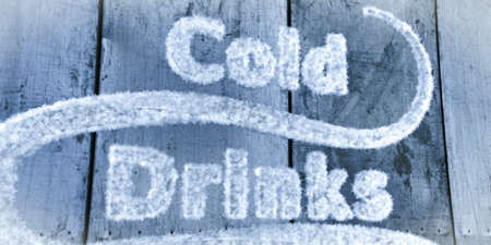 cold drinks sign の写真素材