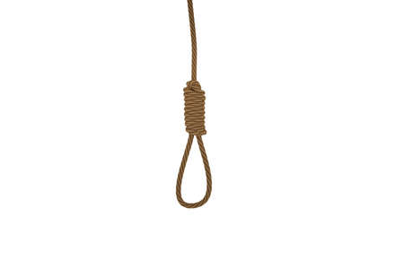 noose isolated on white background