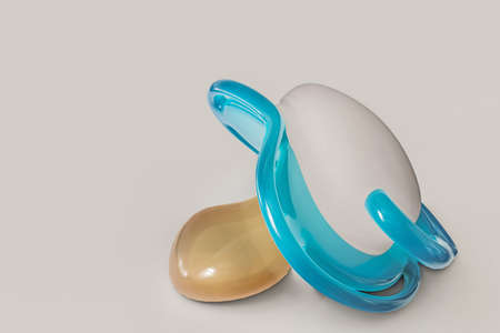 pacifier isolated on white background 3d illustration