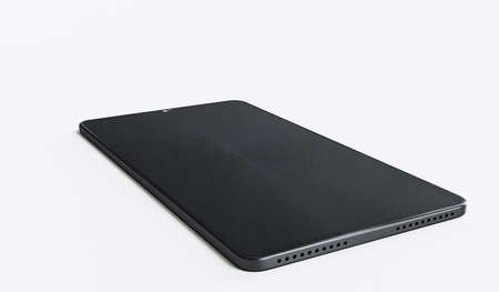 tablet isolated on white background 3d illustration