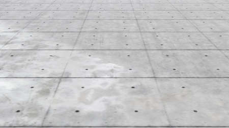 spaceship fighter toy on concrete floor 3d illustrationの写真素材