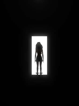 3d printer isolated on white background 3d illustrationの写真素材