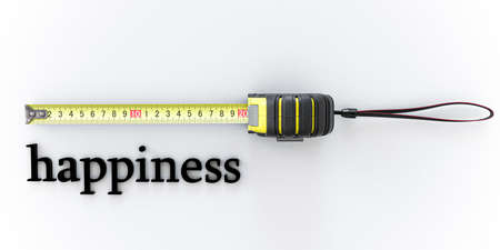 measuring tape isolated on white background 3d illustration