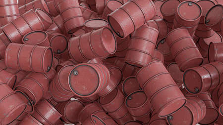 barrels isolated on white background 3d illustration