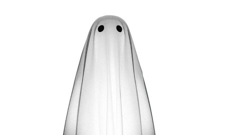 ghost isolated on white background 3d illustration