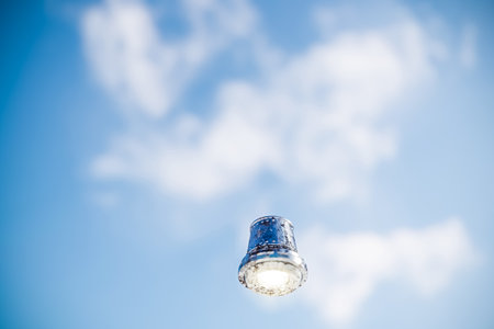 unidentified flying object bell shaped 3d illustration