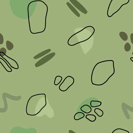 Hand Drawn Simple Abstract Seamless Patternのイラスト素材