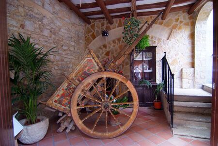 old Sicilian wagonの写真素材