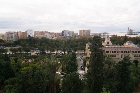 panoramic view of the cityの写真素材
