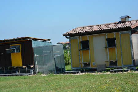 dovecote shelter for pigeonsの写真素材