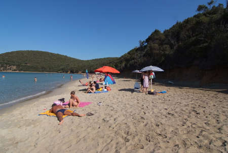 cala violina region of tuscanyの写真素材