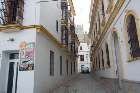 historic center of gibraltarの写真素材