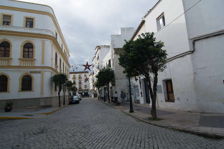 historic center of gibraltarの写真素材
