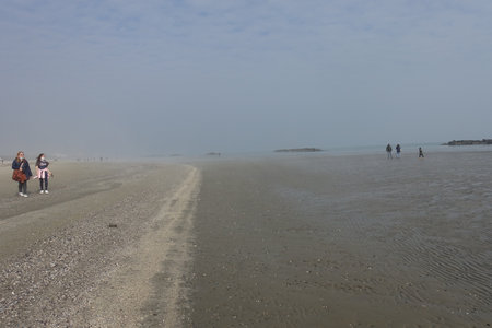 sea on the coast of Ferrara beachesの写真素材