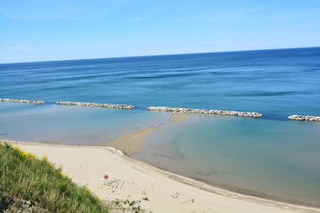 fiorenzuola di focara beachの写真素材