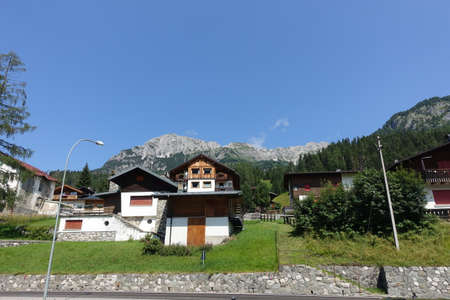 city of Sappada carnic alpsの写真素材