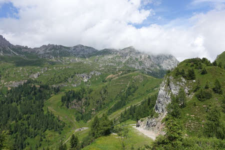 excursion to the sappada alpsの写真素材