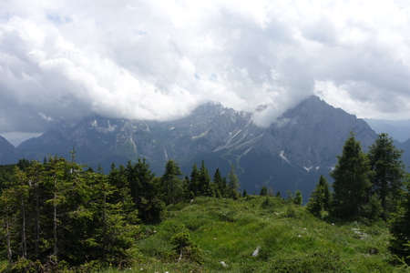 Carnic Alps above Sappadaの写真素材