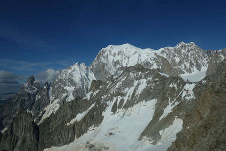 mont blanc aosta valleyの写真素材