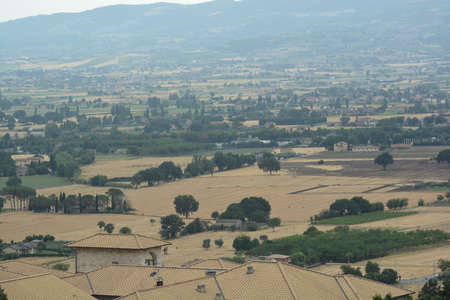 city of assisi Umbriaの写真素材