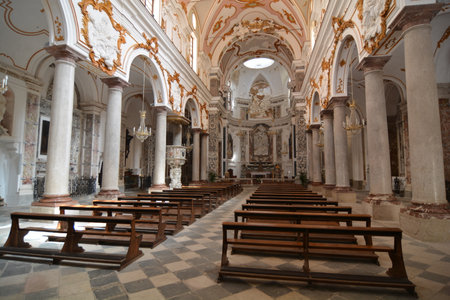 duomo du trapani sicilyの写真素材