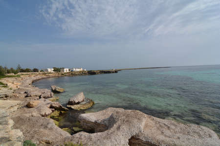 Favignana island off the coast of Trapaniの写真素材