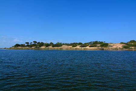 island of mozia city of marsala in sicilyの写真素材