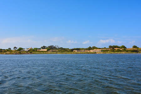 island of mozia city of marsala in sicilyの写真素材