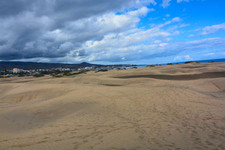 maspalomas beach canary islandの写真素材