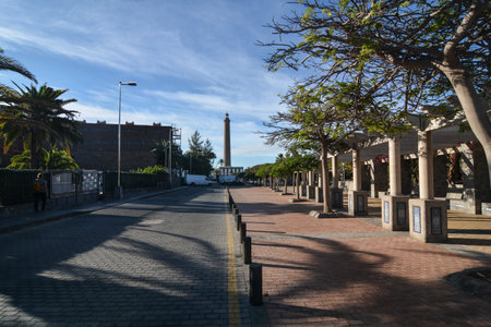 city of maspalomas gran canariaの写真素材