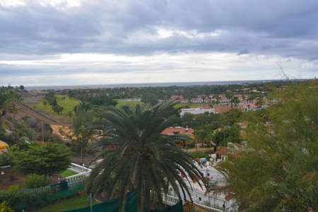 city of maspalomas island gran canariaの写真素材