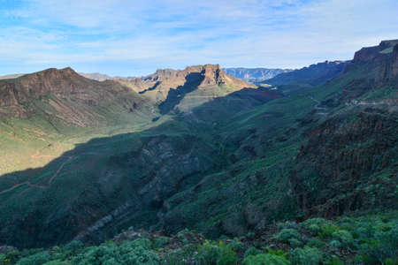 internal promontory of the island of Gran Canariaの写真素材