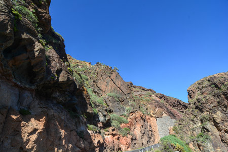 cenobio valeron archaeological park gran canaria islandの写真素材