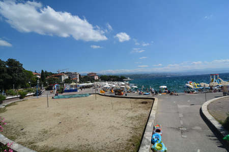 lido of the city of abbeyの写真素材