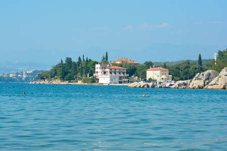 coast around the island of Krkの写真素材