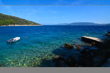 bay of the island of krkの写真素材