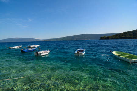 coast beach island of krkの写真素材