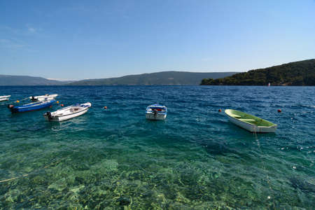 coast of the island of krkの写真素材