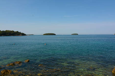 coast of istria near vrsarの写真素材