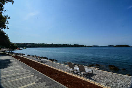 coast of istria near vrsarの写真素材