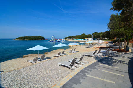 holiday village in istria directly by the seaの写真素材