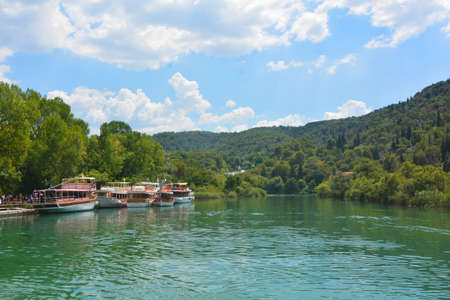 Krka National Park in Sibenikの写真素材
