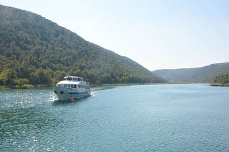 river in natural park of krkaの写真素材