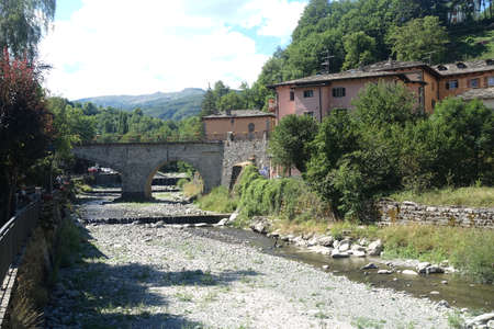 stream that crosses fiumalboの写真素材
