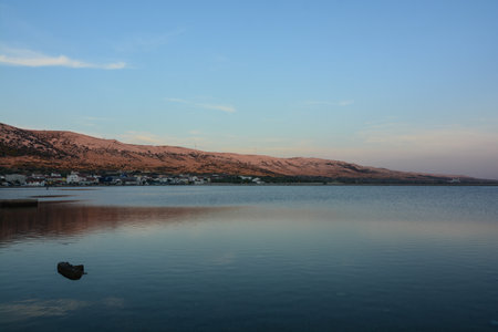 Pag capital of the homonymous islandの写真素材